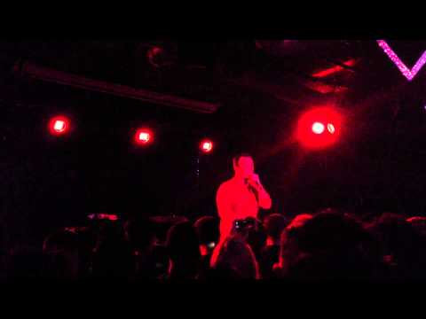Hemlock Ernst at the Satellite. (Sam Herring from Future Islands)