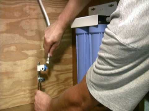 DIY Dual Stage Undercounter Water Filter System with Faucet
