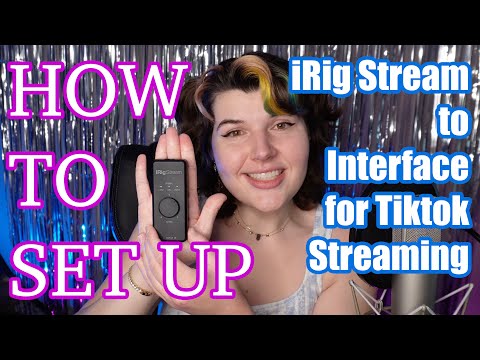 How to setup iRig Stream to an Interface for Livestreaming