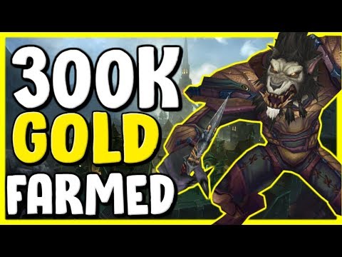 I Farmed 300k Gold Worth Of Mats In WoW BFA - Gold Farming, Gold Making