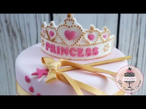 PRINCESS TIARA Banner silicone icing mould PRINCESS TIARA Banner silicone icing mould