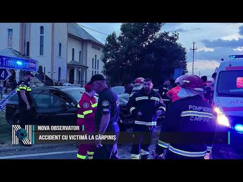 ACCIDENT CU VICTIMĂ LA CĂRPINIȘ