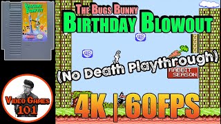 Bugs Bunny Birthday Blowout | No Death Playthrough | 4K 60FPS | Video Games 101