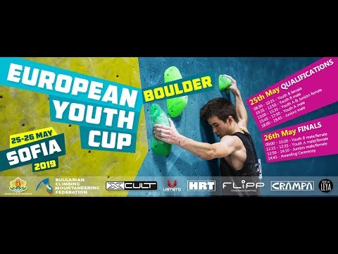 European Youth Cup Boulder, Sofia (BUL), 25-26.05.2019