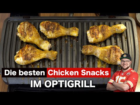 Die besten Hähnchen Snacks im Tefal OptiGrill