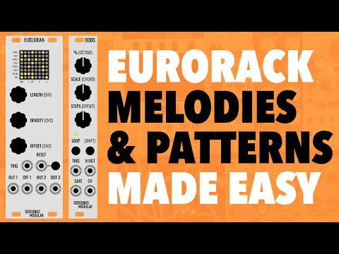 Eurorack Melodies & Musical Patterns MADE EASY // Sebsongs Odds & Euclidean