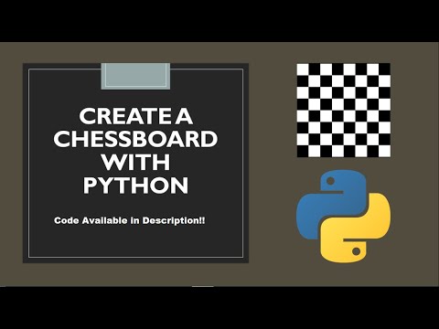 How to Draw a Chessboard in Python/Pygame #Python #Chess #Chessboard