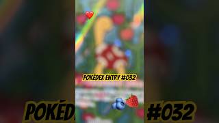 POKÉDEX ENTRY #32 #pokemon #pokedex #pokemoncards #pokemontcg #tradingcards #fyp #tcg #subscribe