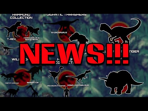NEWS!!! New Mattel Hammond Collection & main line announced!!! New Hammond T rex!!!