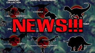 NEWS!!! New Mattel Hammond Collection & main line announced!!! New Hammond T rex!!!