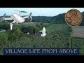 Village Life From Above Drone View Of Rural India Indian Village Nature Connections
