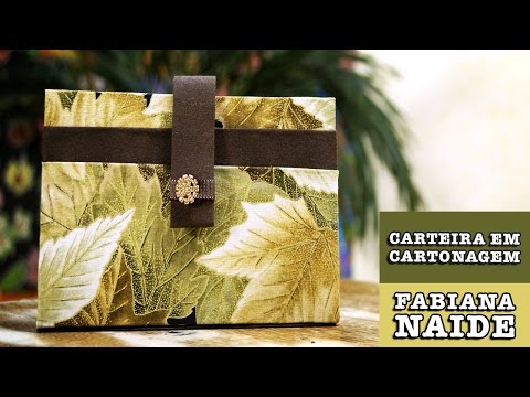 09/09/2014 - Carteira em cartonagem (Fabiana Naide)