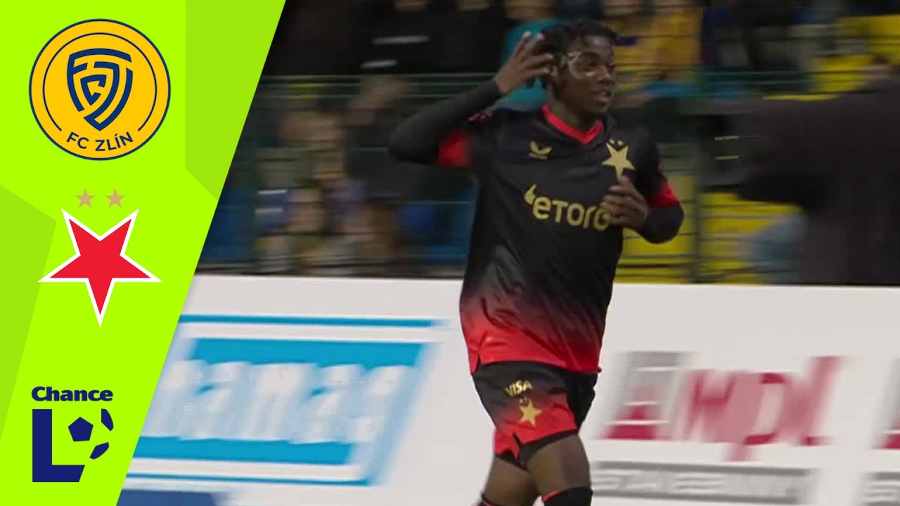 Chance Liga Highlights: FC Zlín – SK Slavia Praha 0:1 (10. kolo)