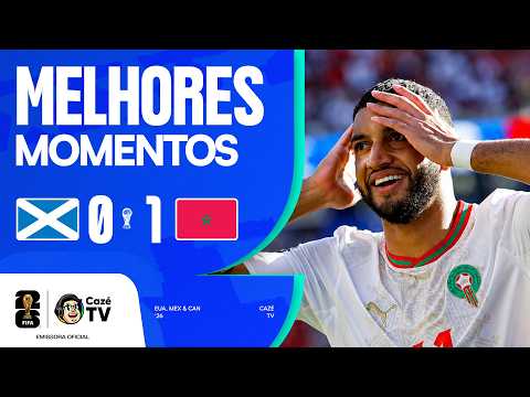 MELHORES MOMENTOS: ESCÓCIA 0 X 1 MARROCOS | COPA DO MUNDO FIFA™ 2026 | 2ª RODADA