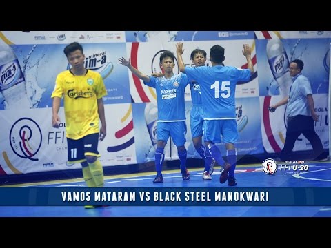 Vamos Mataram (2) vs (5) Black Steel Manokwari - Highlight Bolalob FFI U-20