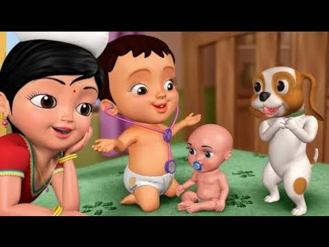 Chitti Aduttidane Doctor Doctor - Playing with Toys | Kannada Rhymes & Kids Cartoons | @devrajgowda