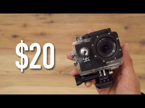 $20 4K WiFi Waterproof Action Camera Review  | $20 GoPro | 4K