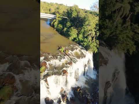 Cachoeira do Rio Ligeiro - Cianorte - Paraná #paraná #drone #turismo  #natureza