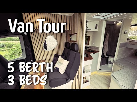 VAN TOUR | 5 BERTH, 3 BEDS | LWB Mercedes Sprinter