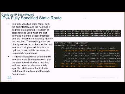 2021 Switching, Routing and Wireless Essentials Chapter 15