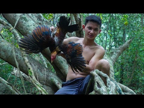 Cooking Chicken Soup With Banana Flower Easy Recipe For Lunch In The Forest