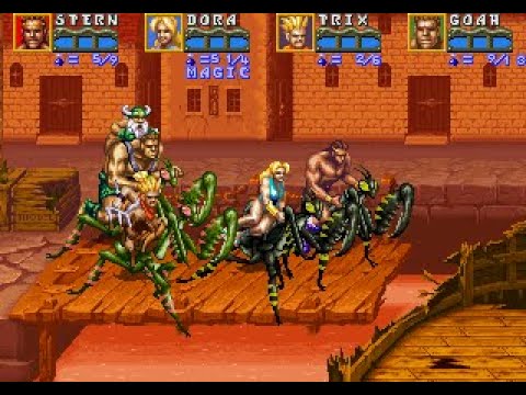 [TAS] Golden Axe: The Revenge of Death Adder (Arcade, 4 Players, Mantis Swarm) [TAS]