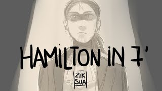 Video thumbnail of "Hamilton in 7 minutes - Animatic"