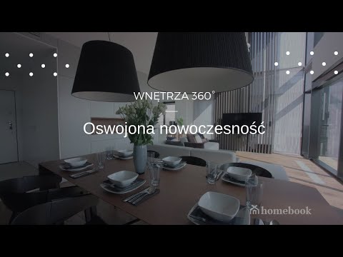 Oswojona nowoczesność - projekt mieszkania.