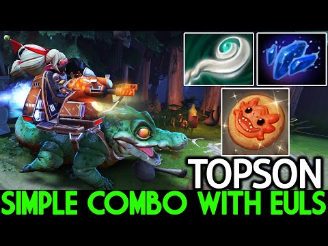 TOPSON [Snapfire] Simple Combo with Euls + Aghanim Shard Dota 2