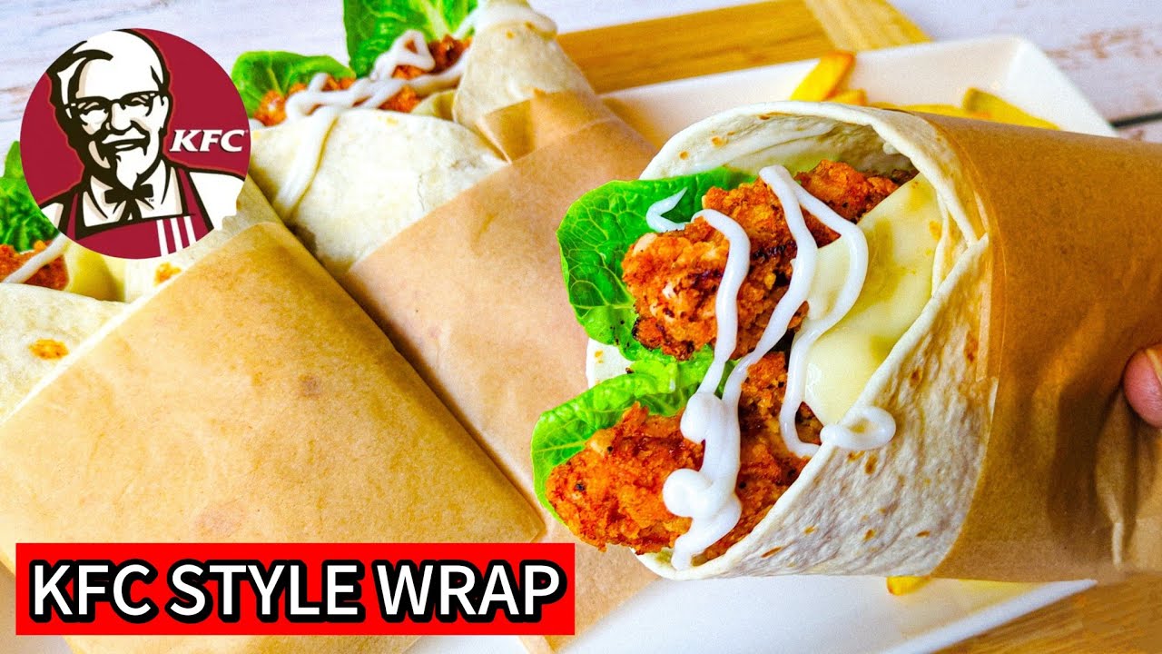 Crispy KFC Chicken Wrap 😋 | How to make KFC wrap at home  | My Cooking Charm