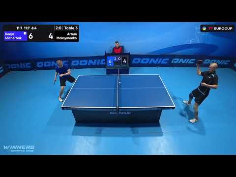 15:55 Denys Shcherbak - Artem Maksymenko 09.09.2023 TT Euro.Cup Ukraine Star. TABLE 3