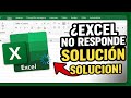 Excel NO RESPONDE O Se CONGELA Solución RÁPIDA Y DEFINITIVA 2025