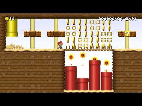 Deserted Desert(Liftathon) by [TB]Agent7 🍄 Super Mario Maker 2 ✹Switch✹ #bgl