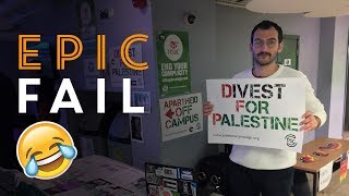 We hijacked your ApartheidOffCampus hashtag