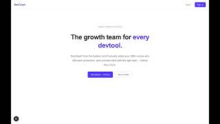 DevGraph — the AI growth team for developer tools | Full demo