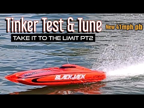 Blackjack 24 Esc Upgrade With Stock 2000kv 3650 On 4s - RC Boat Battery Options