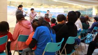 Xmas Trombone Quartet at The Grandiose 2015 (Part 2)