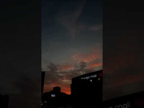 night vibe #evening #aesthetic #clouds #nature #black #moon #video