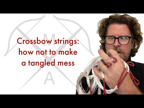 Making a Medieval(ish) Crossbow String!