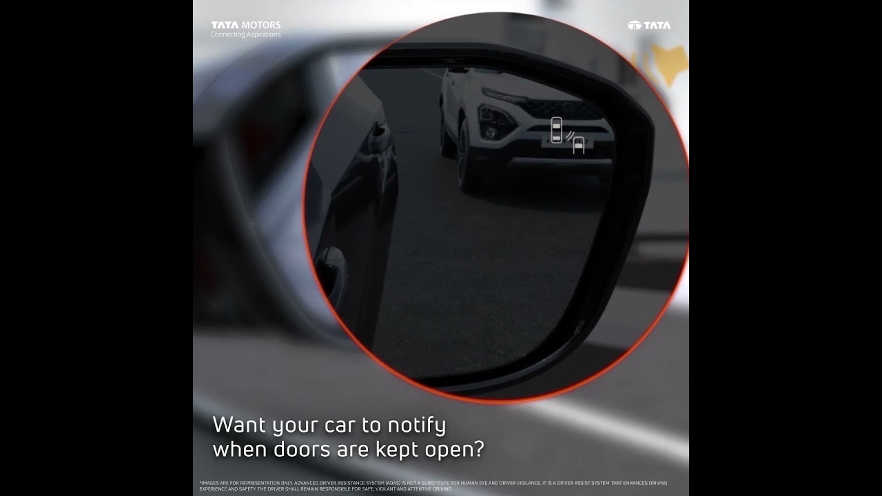 TATA SAFARI with ADAS - DOOR OPEN ALEART