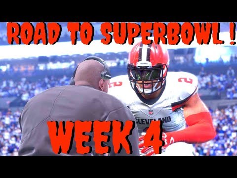 Madden 18 Career mode QB S2 Ep 4 - BEST MOBILE QB CREATION EVER LEADING CLEVELAND TO SUPERBOWL !