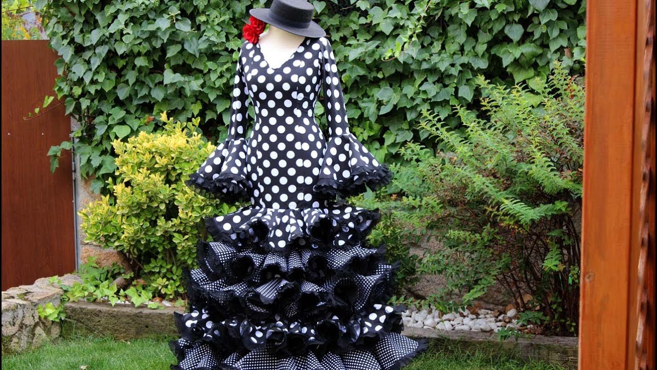 Vestido flamenco de mujer 1ª parte, Como hacer un vestido flamenco.