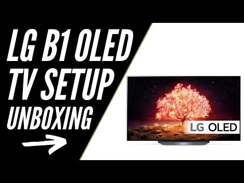 LG B1 OLED TV Unboxing & Setup