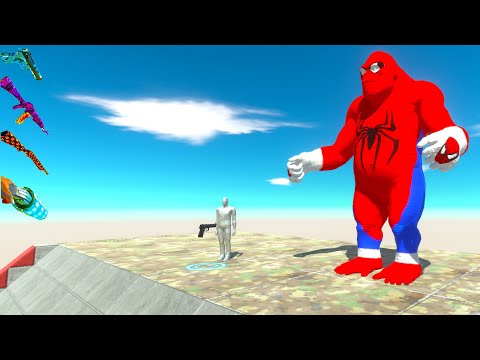 SPIDER-MAN GORO FPS AVATAR RESCUE MISSION DEATH RUN - Animal Revolt Battle Simulator