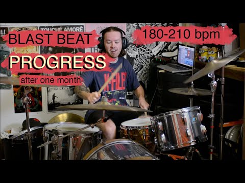 Blast Beat Update (After One Month of Practice)