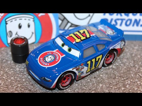 Mattel Disney Cars Ralph Carlow Lil' Torquey Pistons #117 Piston Cup Racer (2022 Thailand Variant)