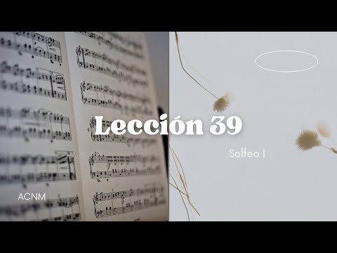 SOLFEO I: Lección 39