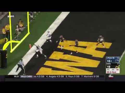 Penn State Trace McSorley With The Game Winning Touchdown Pass Against Iowa