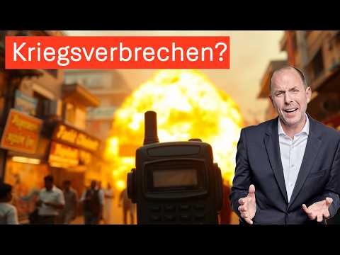 Hisbollah Pager gesprengt - Kriegsverbrechen durch Israel? | Anwalt Christian Solmecke