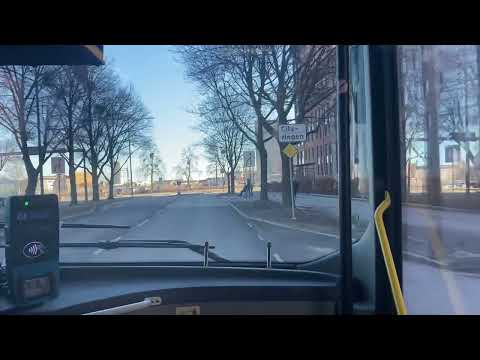 Bus ride linje 2 från Vinggatan till Stora Gatan